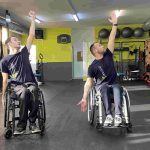 ejercicios abdomen en silla de ruedas